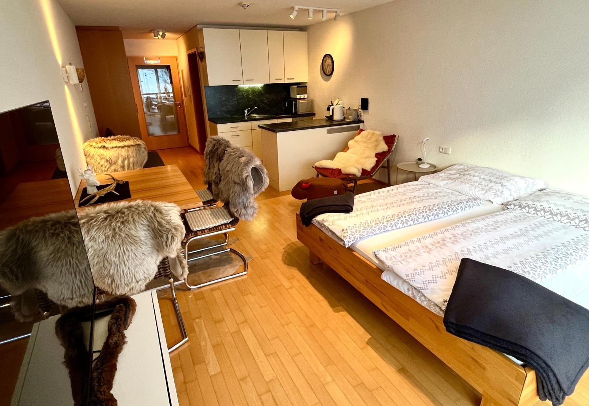 Sonniges Bergblick-Appartement 다뮐스 외부 사진