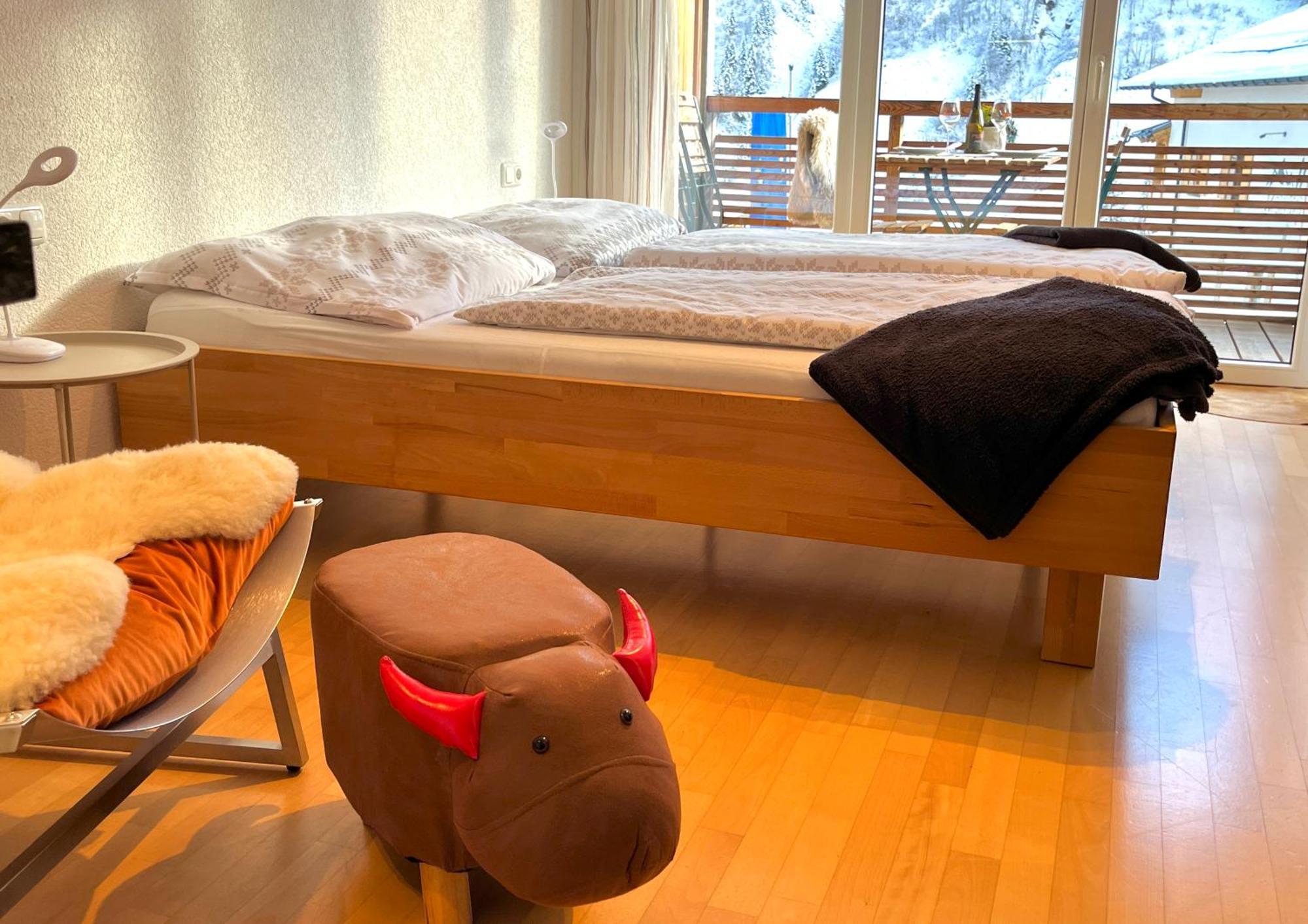 Sonniges Bergblick-Appartement 다뮐스 외부 사진